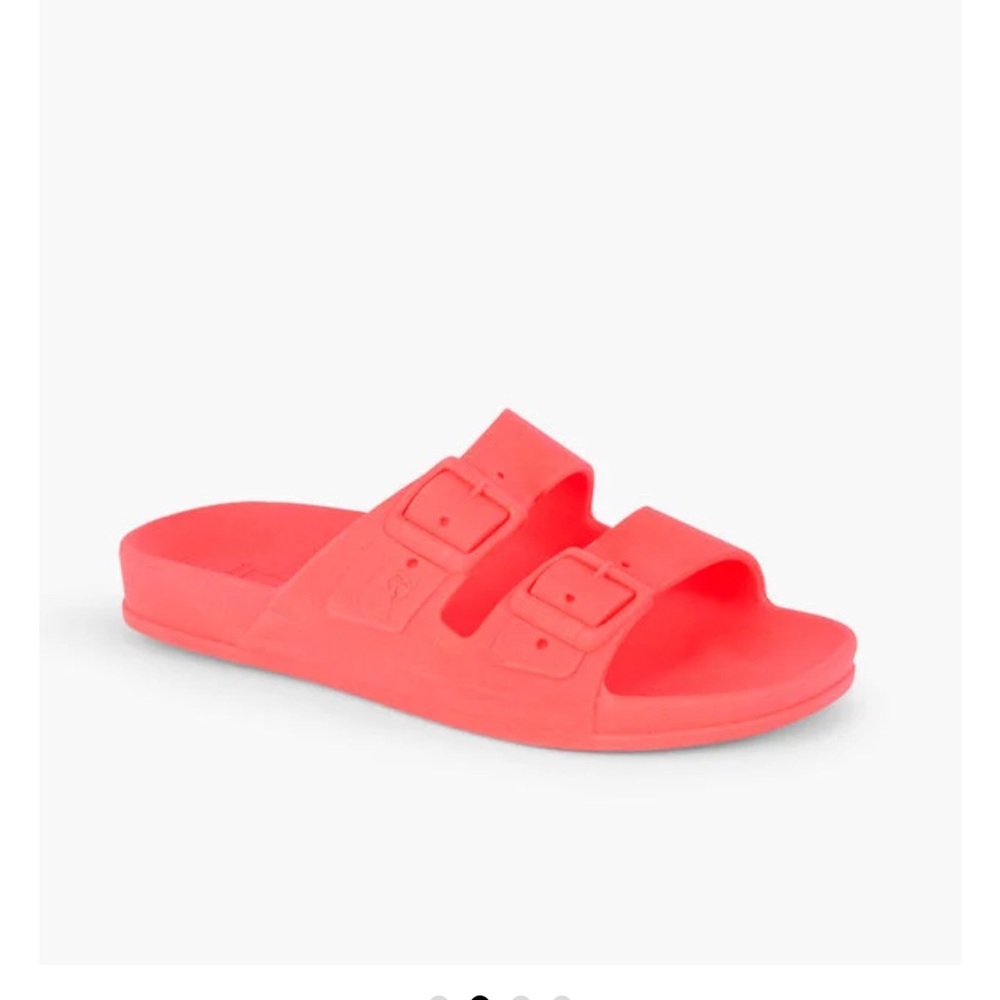 Coral cacatoes Sandals with Buckles nib